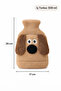 Brown Gromit Figured Hot Water Bag with Gloves – Plush Cover, Abdominal Hand Warmer - 6