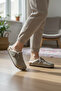 Anatomical Unisex Natural Cork Sole Real Fur Felt Slippers - 4