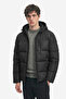 Boys' Winter Puffer Jacket Heat-Retaining Thick Lined Water-Repellent Windproof Hooded Sports Jacket