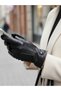 Women's Faux Leather Gloves+Sheepskin Lining+Cold Resistant+Stylish Design - 6