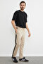 Striped Sweatpants with Tie-Up Waist - 4