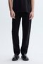 Men's Black Straight Fit Pants - 3