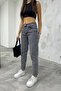 Women's Stretchy/Stretch Fabric High-Waist Mom Jeans - 2