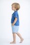 Stylish Shirt and Adjustable Waist Short-Sleeved Shorts 2-Piece Set Children's and Baby Clothing Special Day Bayra - 3