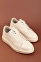 Genuine Leather Inside and Out Daily Comfortable Shoes Mals.352 Beige - 7