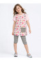 Heart- Pocketed Side Pocket Tunic and Leggings Set