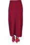 A Knitwear Skirt Bordo - 3