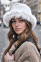 Russian Kalpak Hat Women's Fur Plush Winter Hat, Soft Textured, Warm Keeping Kalpak Model - 2