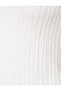 Women's White Scoop Neck T-shirt - 6