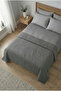 100% Cotton Double Waffle Pike Bedspread 180X230 cm - 2