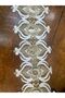 15 cm Embroidered Embossed Floral Ribbon Border Applique Embroidery Sewing Accessory 1 Meter