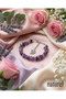 Original Amethyst Cracked Natural Stone Women's Bracelet - 2
