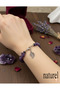 Original Amethyst Cracked Natural Stone Women's Bracelet - 6