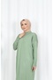 Venezya Knitwear Dress with Collar Detail - 4