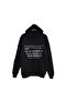You Are with Us Printed Unisex 100% Cotton Hooded Black Sweatshirt