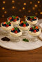 6-Liter Footed Glass Freezer Magnolia Bowl Dessert Presentation Bowl - 3