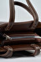 Women's Bitter Brown Double Strap Puppy Hand and Shoulder Bag - 5