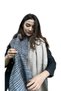 Double Sided Crow's Feet Soft Large Shawl & Scarf - 6