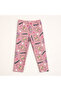 Labubu Patterned Girls' Leggings – Soft Cotton, Flexible Waist (1-4 Years) - 2