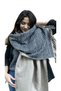 Double Sided Crow's Feet Soft Large Shawl & Scarf - 4
