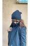 Unisex Wool Corded Scarf & Beanie Set - 8