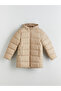 Two Mt Shop Quality Lcw Kids Beige Hooded Boys' Puffer Jacket