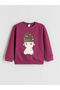 Fuchsia Crew Neck Girls' Sweatshirt 2-Pack - 2