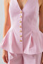 Ruffled Vest Two-Piece Set - 3