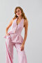 Ruffled Vest Two-Piece Set - 4