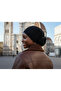 Luxury Ribbed Back Chiffon Accessory Black Ready-To-Wear Turban Hijab Bonnet Suitable for Medical Use - 7