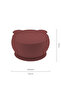 Vacuum Base Silicone Bowl with Lid - Velvet Rose - 4