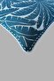 Palm Tree Patterned Ribbed Tapestry Woven Throw Pillow Cover - 3