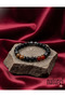 Original Virgo Zodiac Natural Stone Bracelet - Agate, Obsidian, Jasper - 4