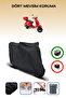 Black Rks Azure 50 Rear Bag Compatible Motorcycle Tarpaulin Waterproof Durable Fabric