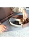 - Silicone Puzzle Plate - Woody Brown/Powder Grey - 4