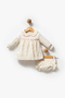 100% Organic Cotton Rose Girl Pattern Panties + Dress - 2