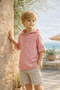 RED Boys' Long-Sleeve Hooded Shirt 1-5 Years - 2