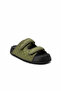 Quilted Velcro Home and Outdoor Women's Slippers – Khaki - 3