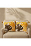 Tera Bohemian Punch Embroidered Throw Pillow Cover Set (Without Inner Filling)