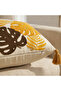 Tera Bohemian Punch Embroidered Throw Pillow Cover (Without Inner Filling) - 4