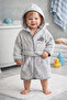 100% Cotton Cute Figured Hooded Baby Bathrobe – Soft Cotton, Quick-Drying, Ages 2-3-4