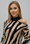Women's Shoulder Detailed Patterned Knitwear Sweater (Color Options) - 4