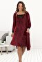 Velvet Robe Women's Nightgown Set