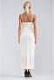 White Rose Detailed and Gathered Strap Dress 2938 R5-D-2 - 5