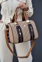 justpolo women's cylinder model hand and shoulder bag - 4