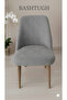 Kitchen Chair Cover-Large Oval Lycra Washable Elastic Chair Cover Chair Cover Single Piece