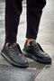 Sollıevo Rx Transparent Sole Lace-Up Men's Sneaker Black