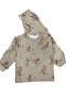 Girls' Pajama Set with Gazelle Pattern, 100% Cotton Single Jersey Fabric, Crew Neck, Long Sleeves - 7