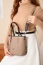 Sand Brown Women's Hand and Shoulder Bag with Thick Strap Jpm6047 - 5