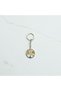 Aurastone Citrine Natural Stone Tree of Life Keychain